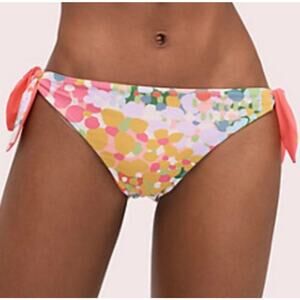 NWT Kate Spade Reversible Pink and Floral Bikini Bottom